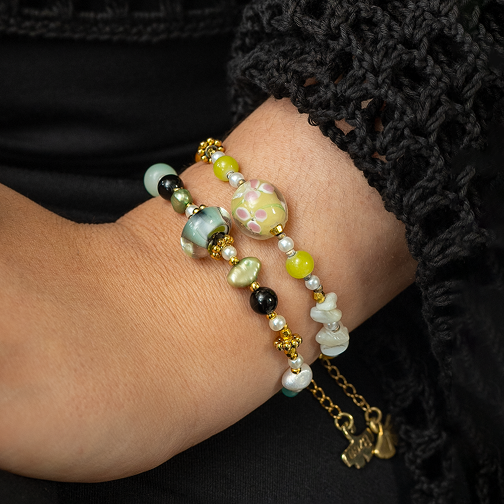 Large Glass Bracelet - Assorted Colors