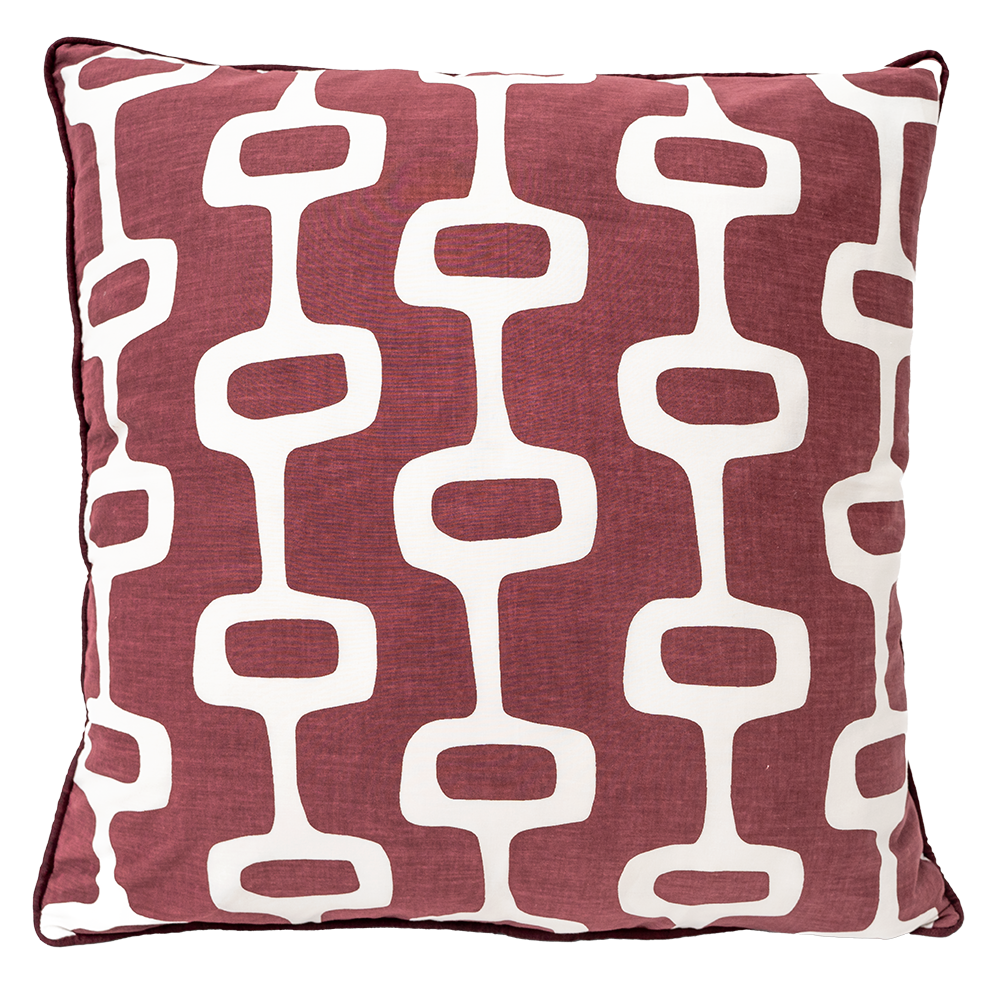 Sarung Bantal Burgundy Space, 50cm - SALE HOMEWARES