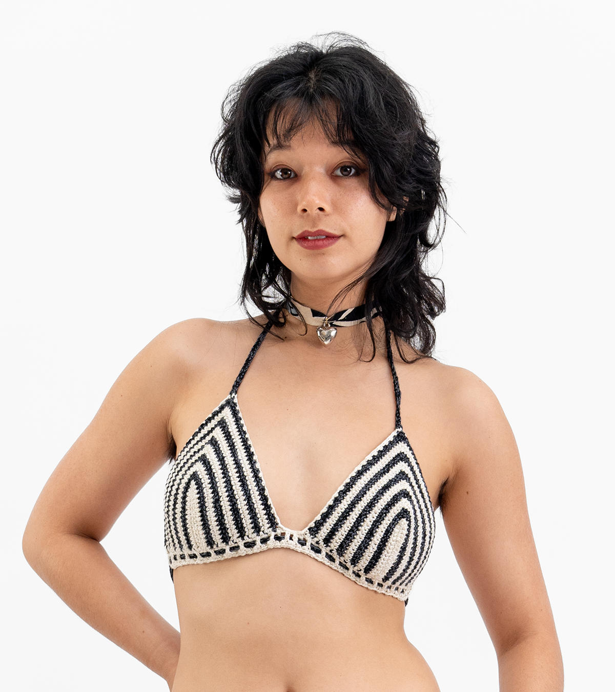 Onyx Crocheted Bikini, 3 sizes