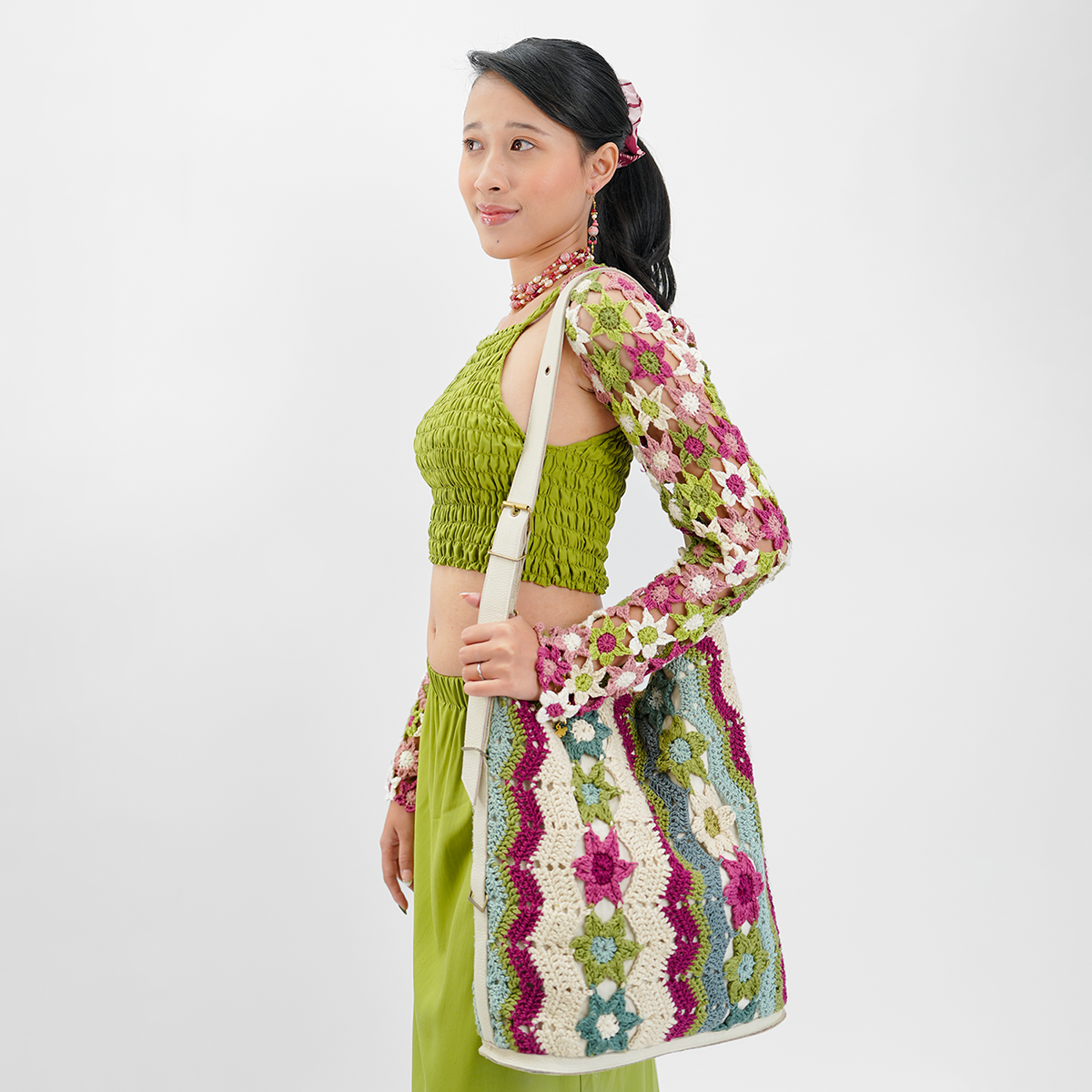 Deco Crocheted Bag Large
