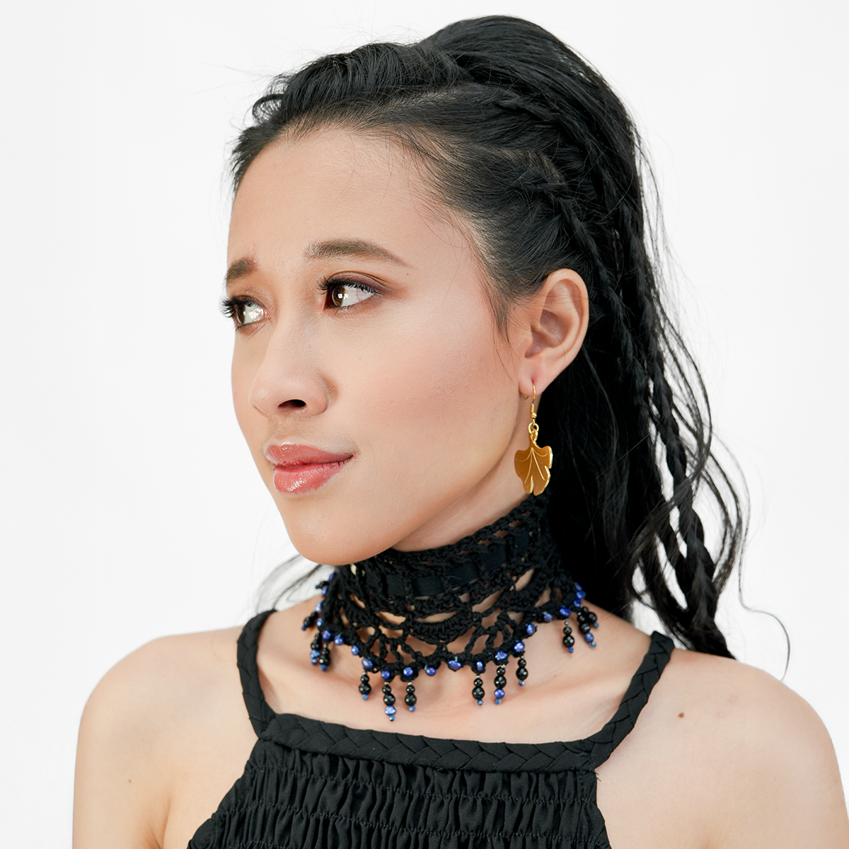 Koleksi Perhiasan Pantai Ginkgo Siren (5 item dijual terpisah)