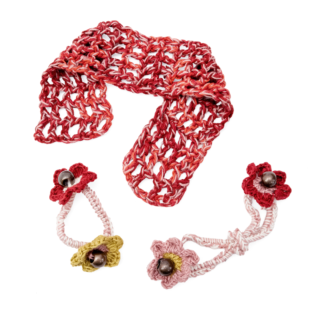 Cherry Crochet Headband/Choker set - SALE CLOTHING & KIDS