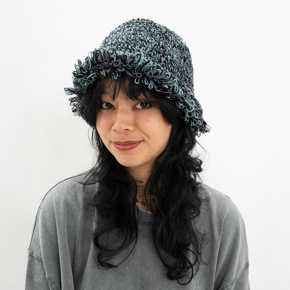 Topi Rajut Cloche Fluffy Lagoon - OBRAL PAKAIAN & ANAK-ANAK