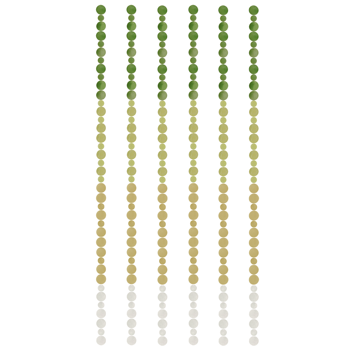 Avocado Ombre Capiz Strand