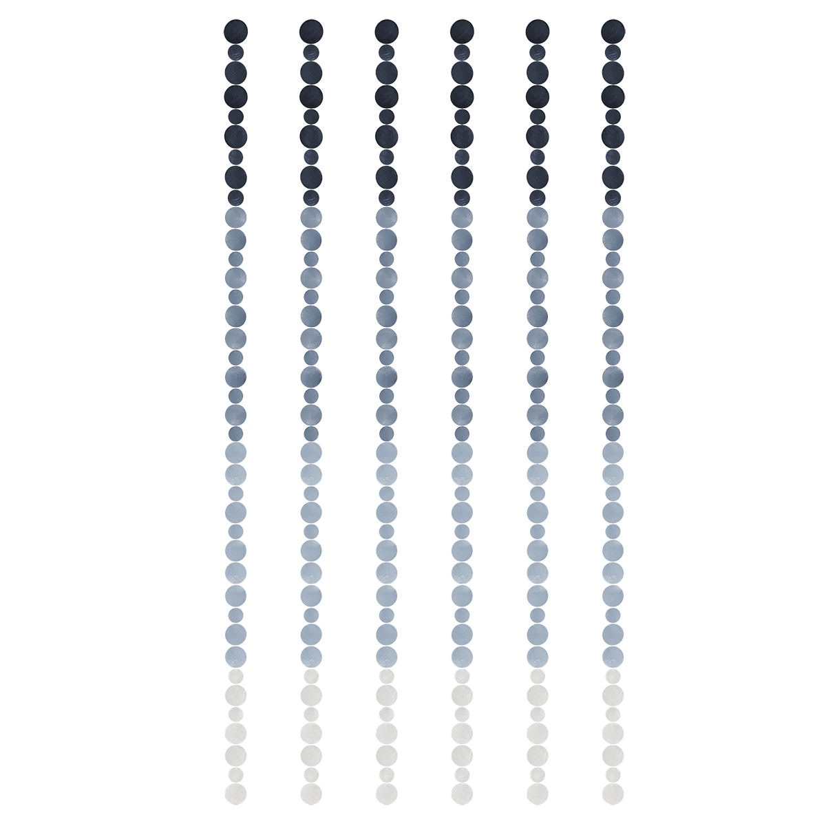 Indigo Ombre Capiz Strand