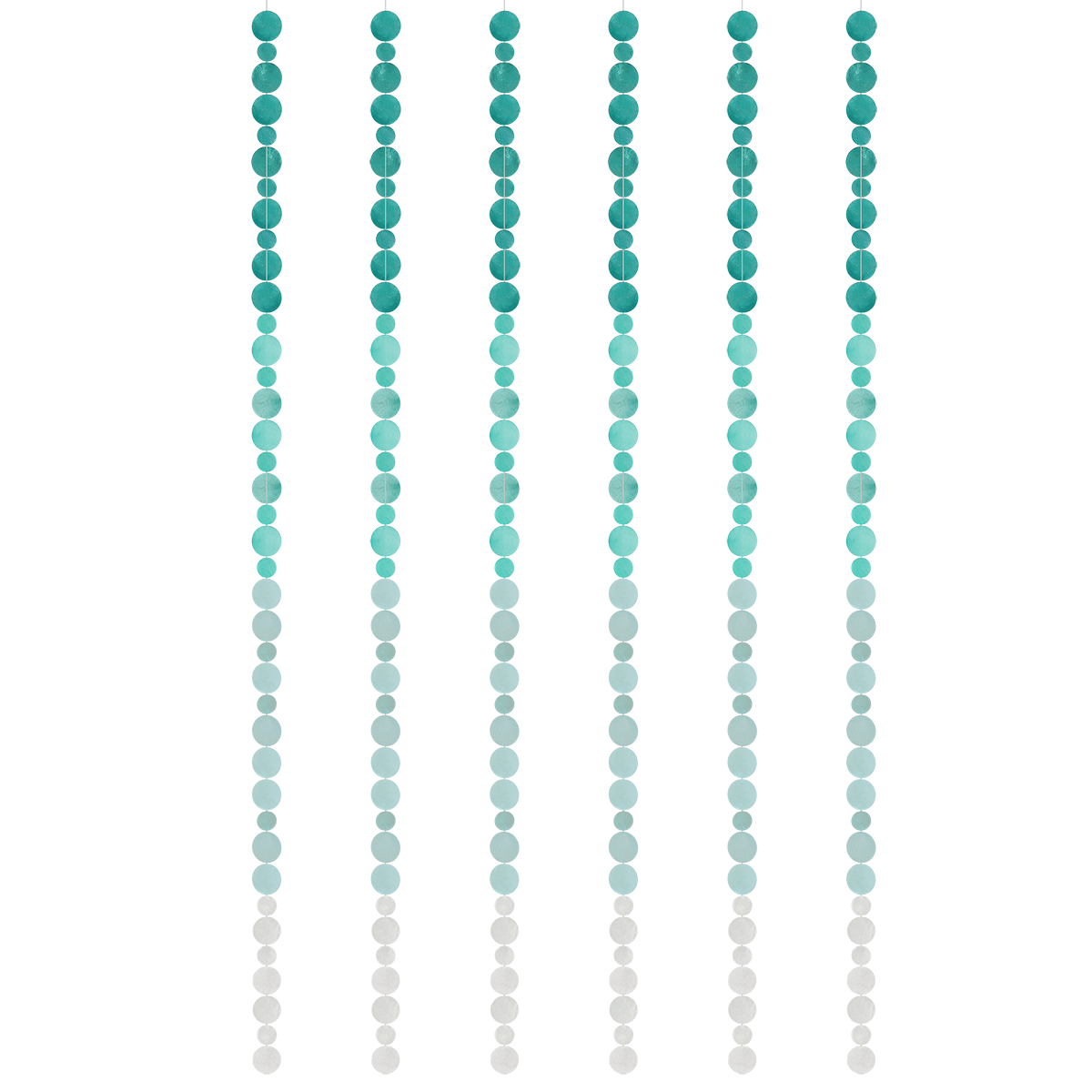 Turquoise Ombre Capiz Strand