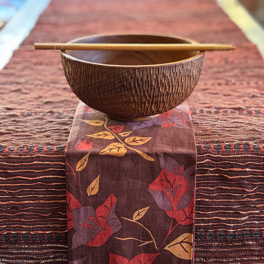 Bougainvillea Brown Napkins set of 4 - SALE HOMEWARES