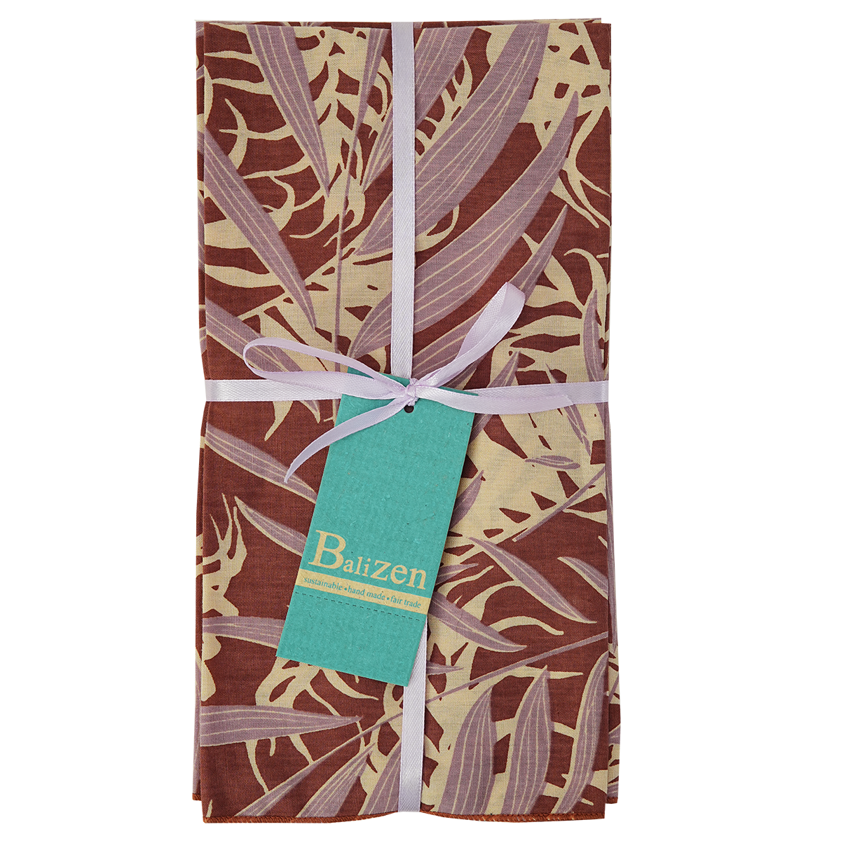 Palm Lavender Sienna Napkins set of 4