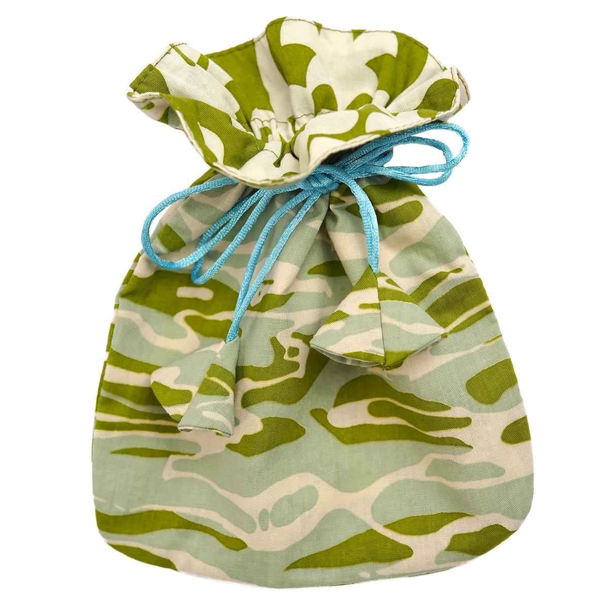 Water Avocado Aqua Sienna Drawstring Bag, Small