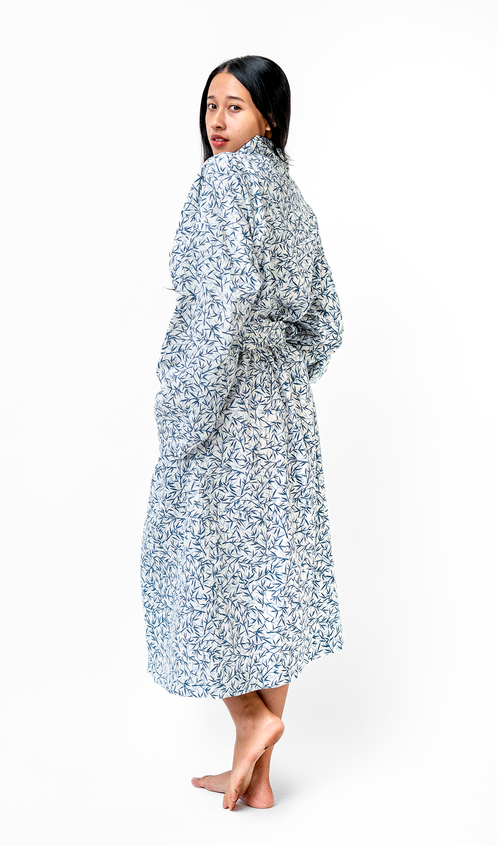 Bamboo Indigo Kimono, 3 sizes - SALE CLOTHING & KIDS