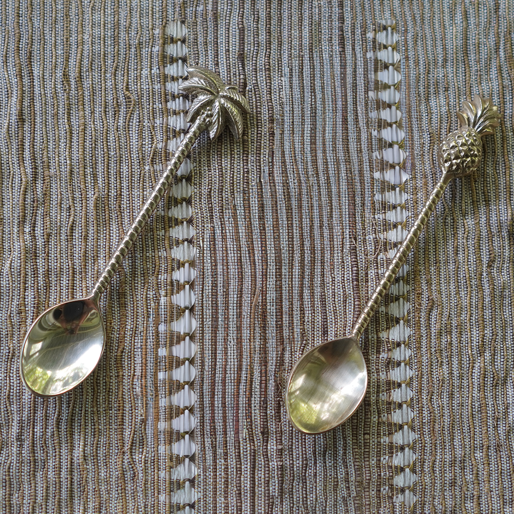 Bronze Teaspoons in 2 styles