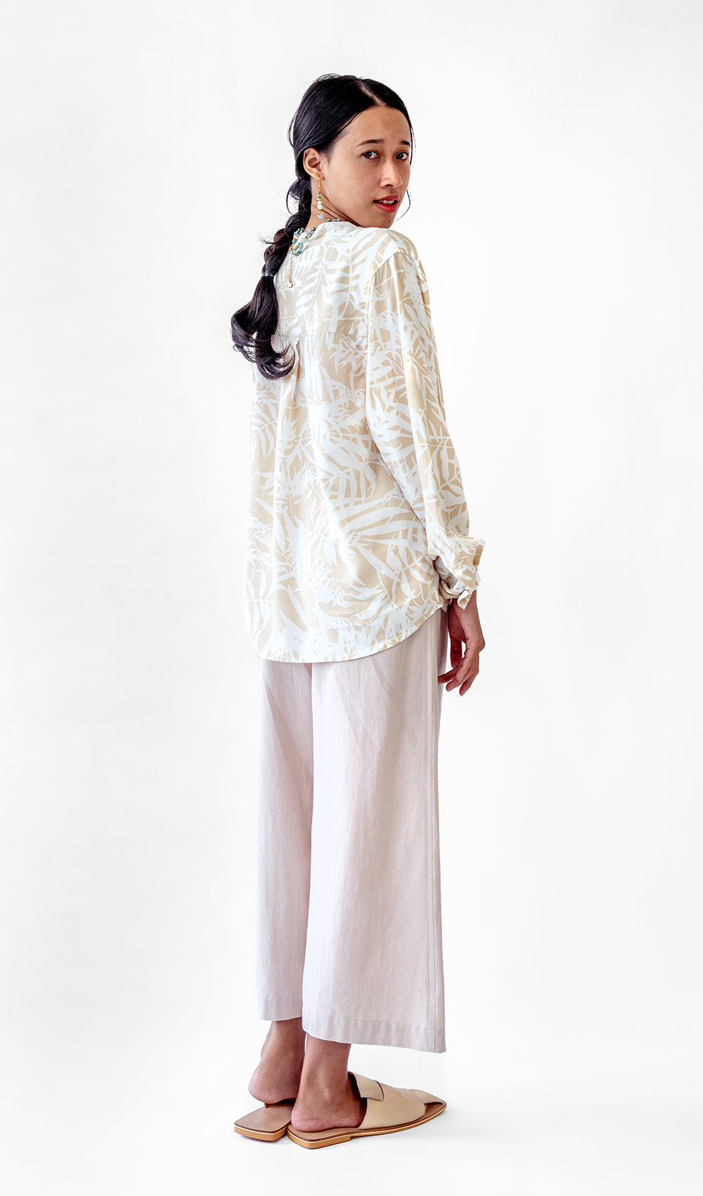Blus Atasan Rayon Alami Palm, 2 ukuran - PAKAIAN & ANAK-ANAK DISKON