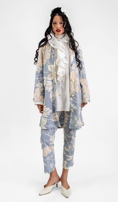 Katun Organik Ruff Putih