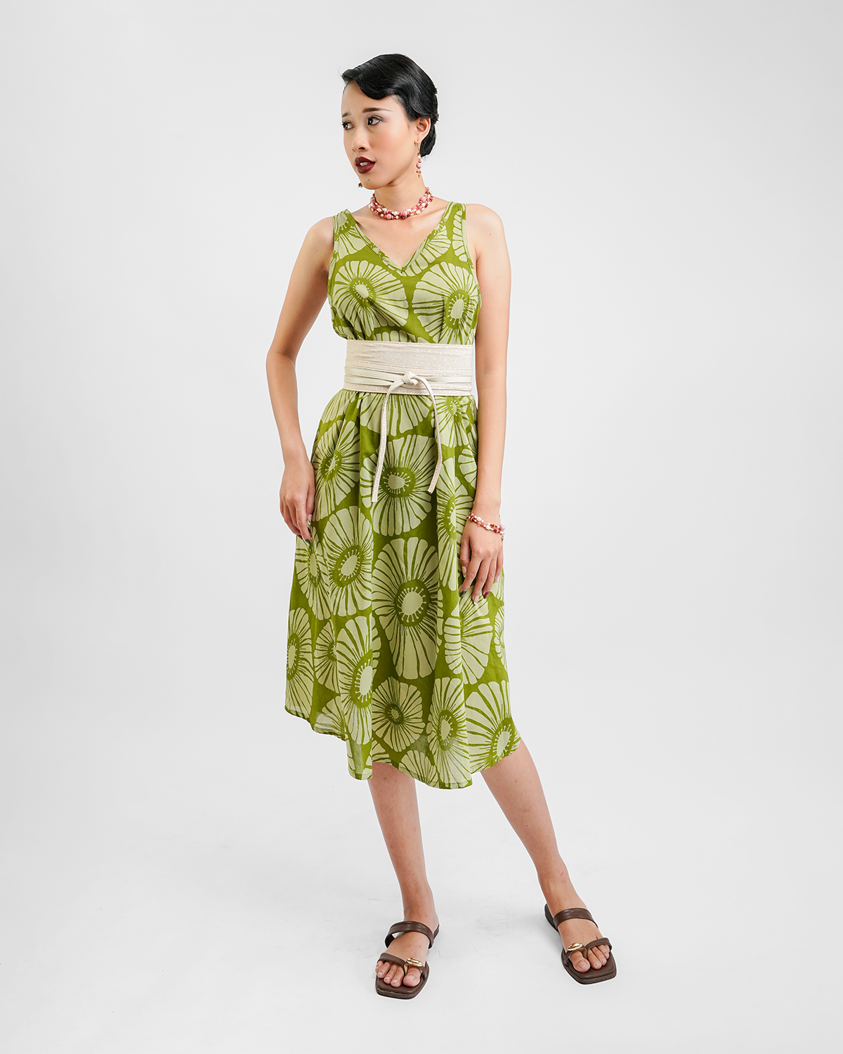 Natural Reversible Obi Belt