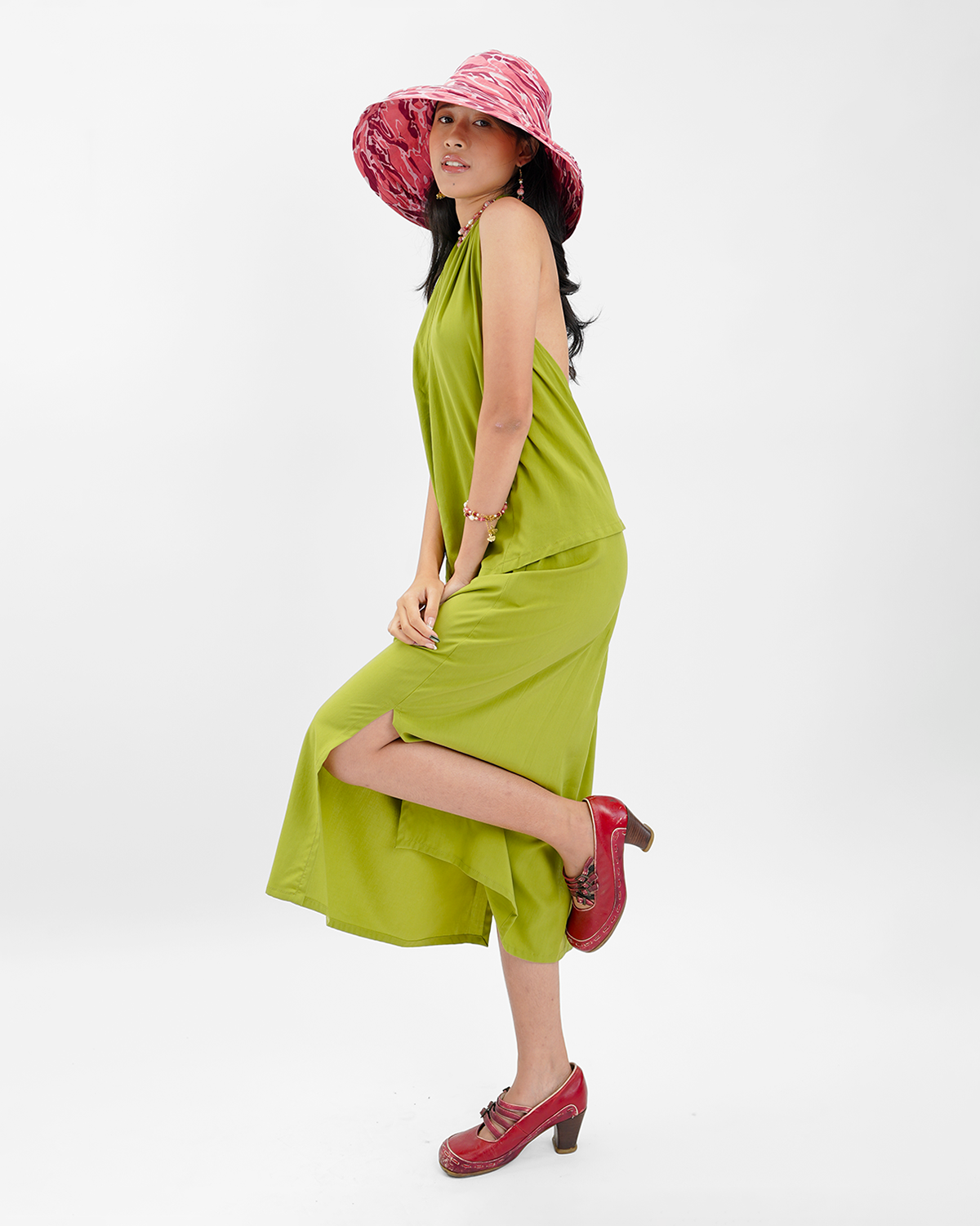 Water Claret Cotton Sunhat