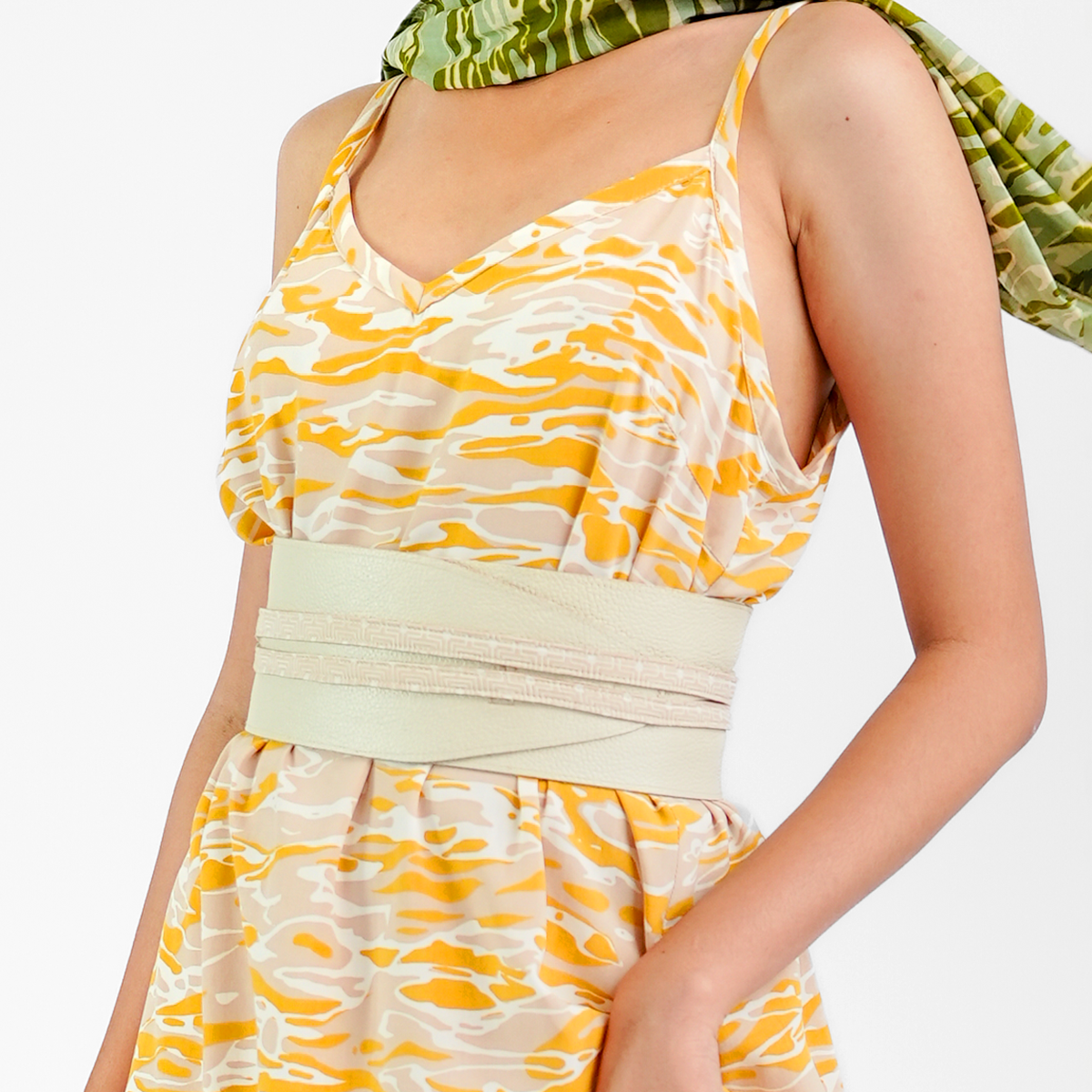Natural Reversible Obi Belt
