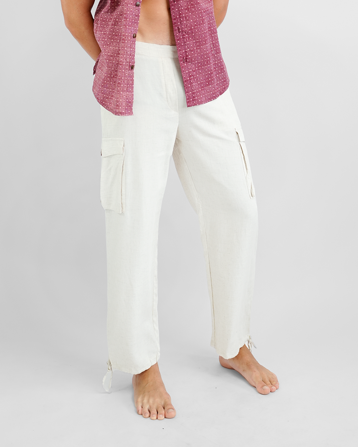 Eco-Rayon & Linen Cargo Pants, 3 sizes - SALE CLOTHING & KIDS