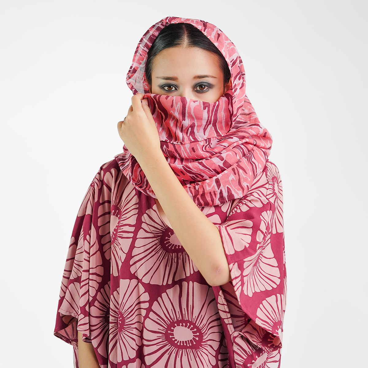 Claret Water Organic Organza Scarf