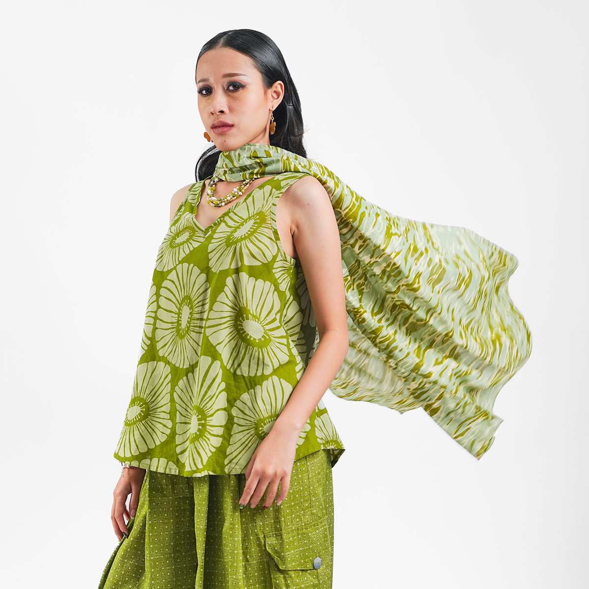 Avocado Water Organic Organza Scarf