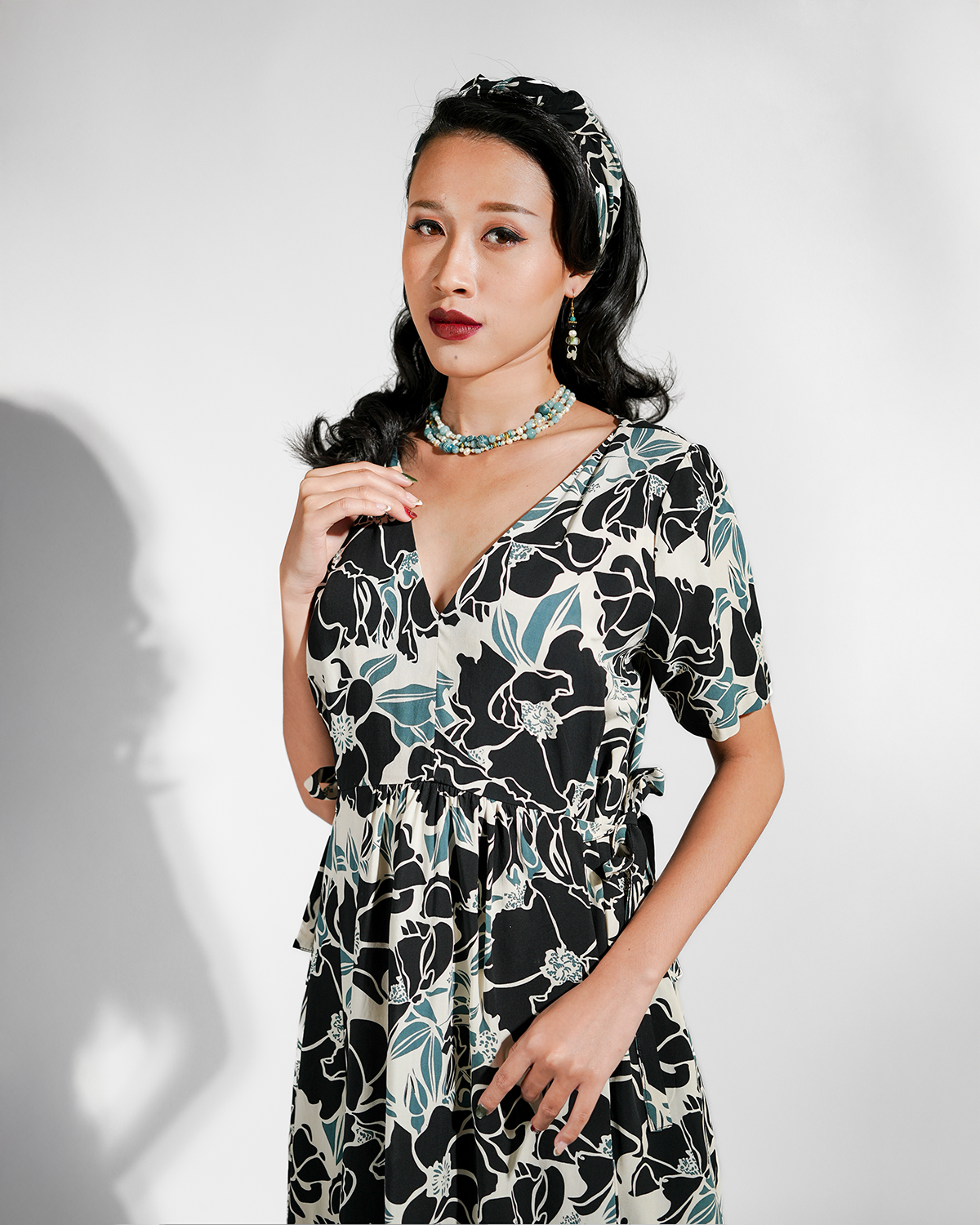 Onyx River Rayon Frock Dress, 3 Sizes