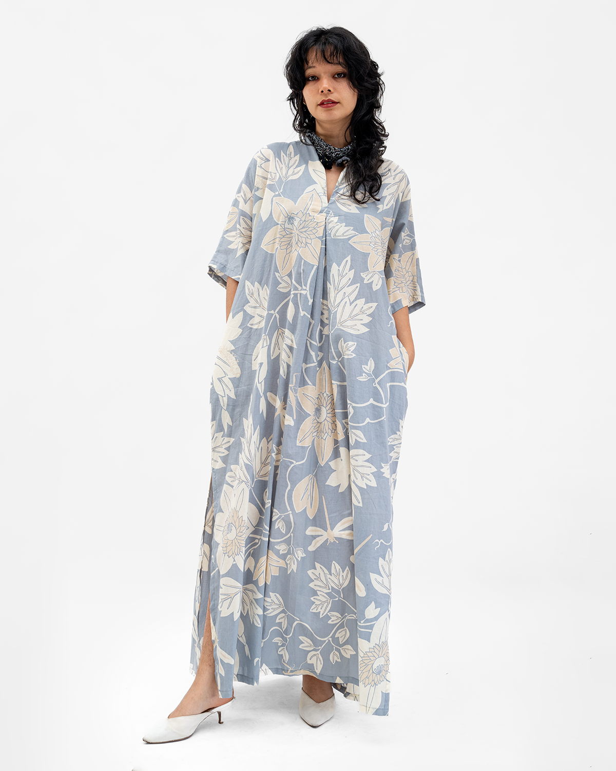 Dove Organic Cotton Kaftan Dress, 1 size