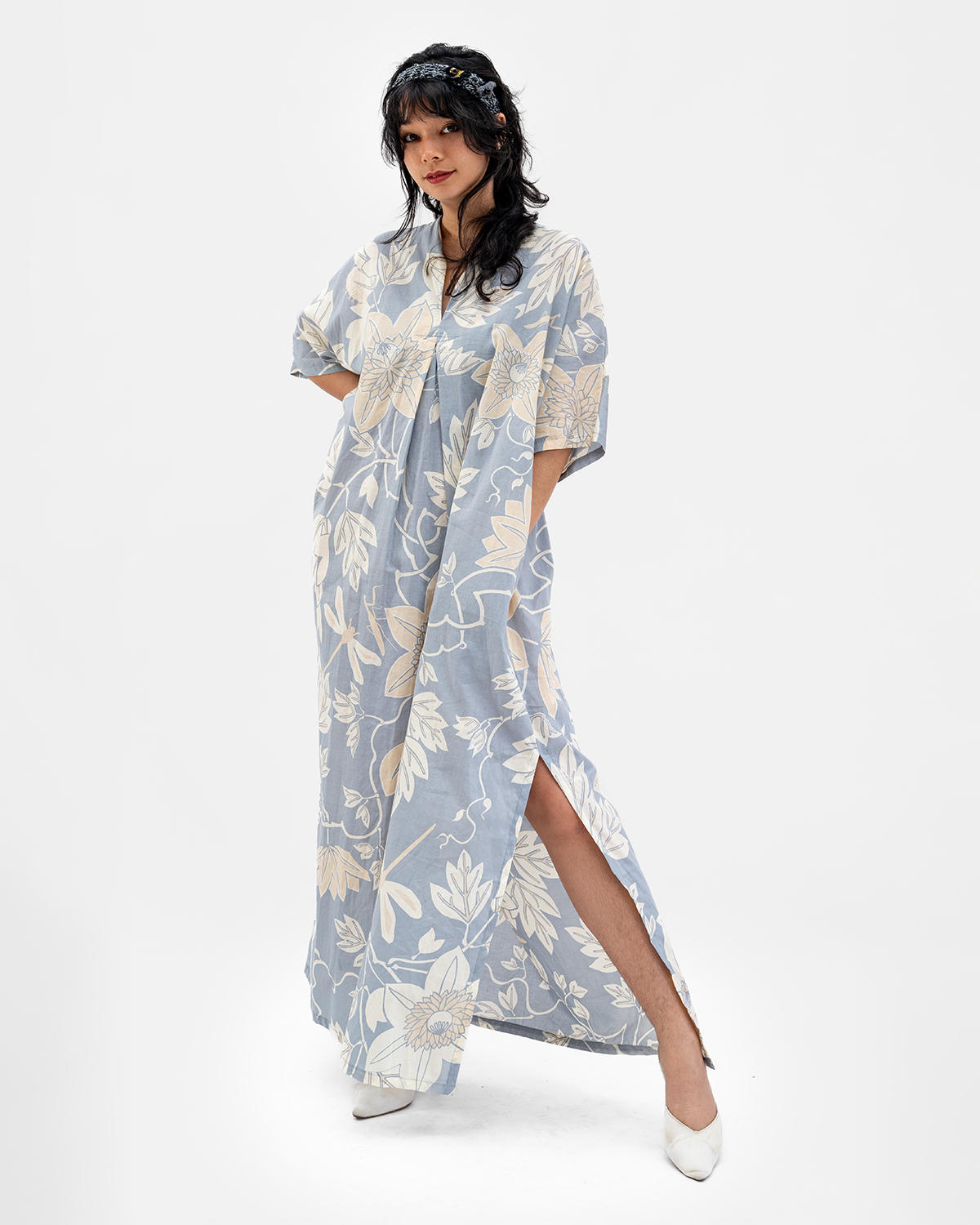 Dove Organic Cotton Kaftan Dress, 1 size