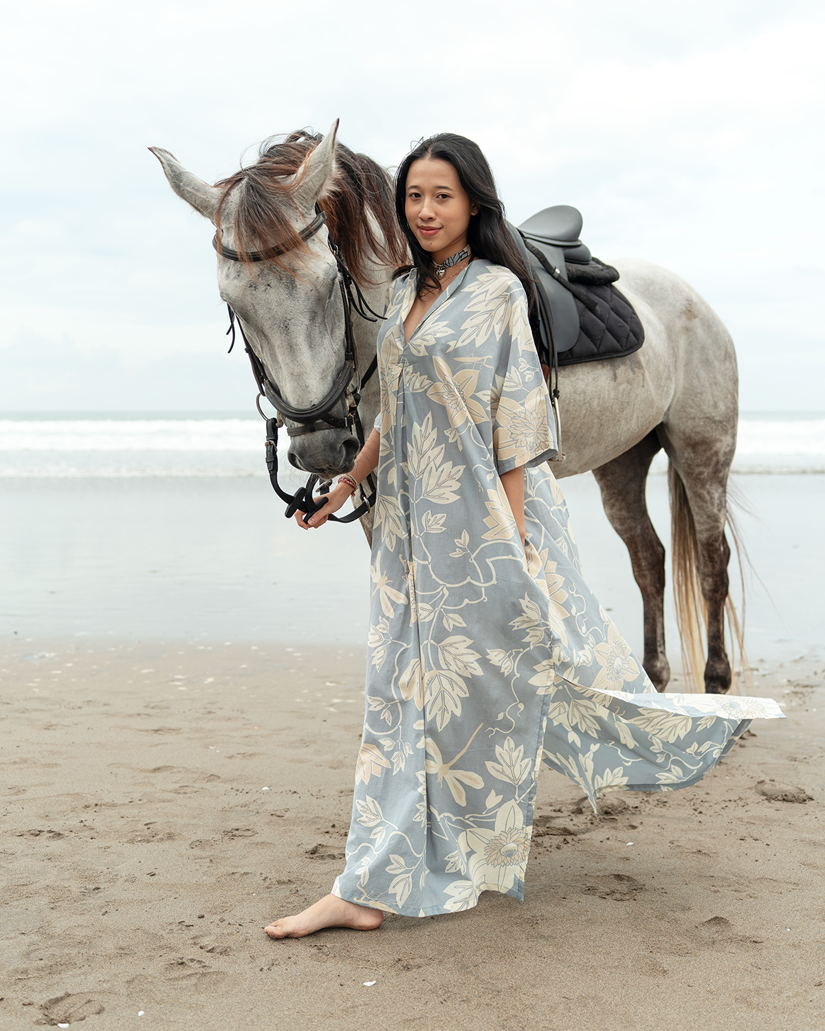 Dove Organic Cotton Kaftan Dress, 1 size