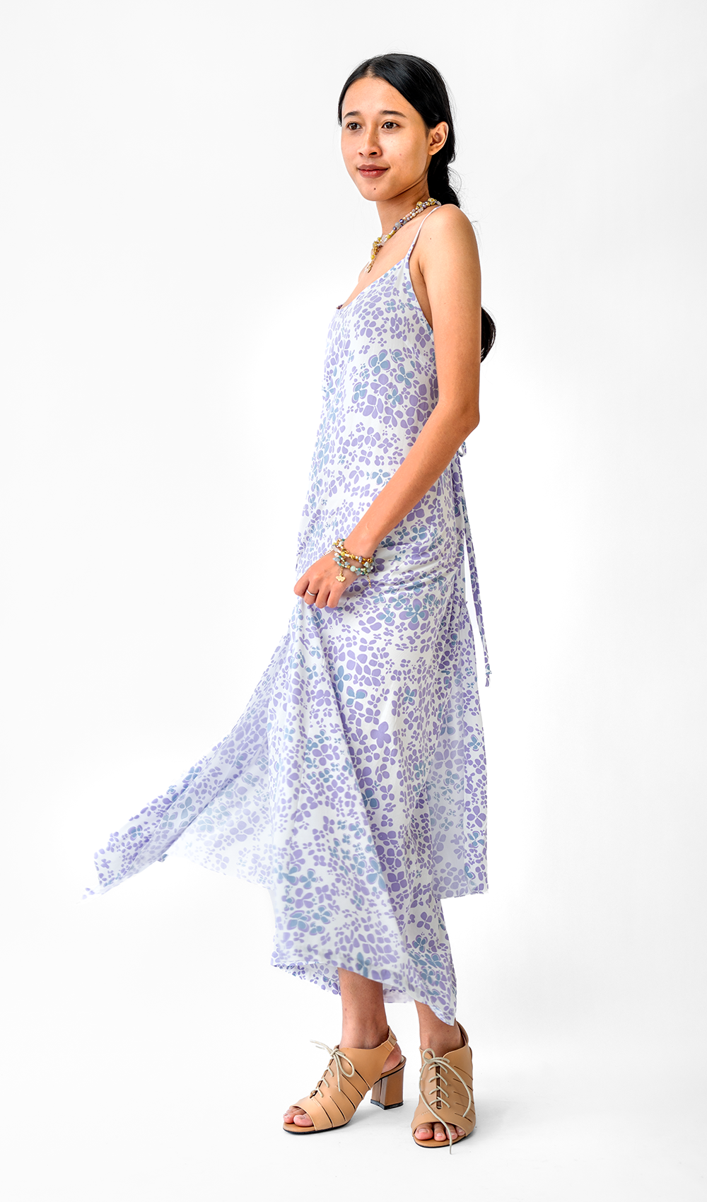 Hydrangea Lilac Panel Dress - SALE CLOTHING & KIDS