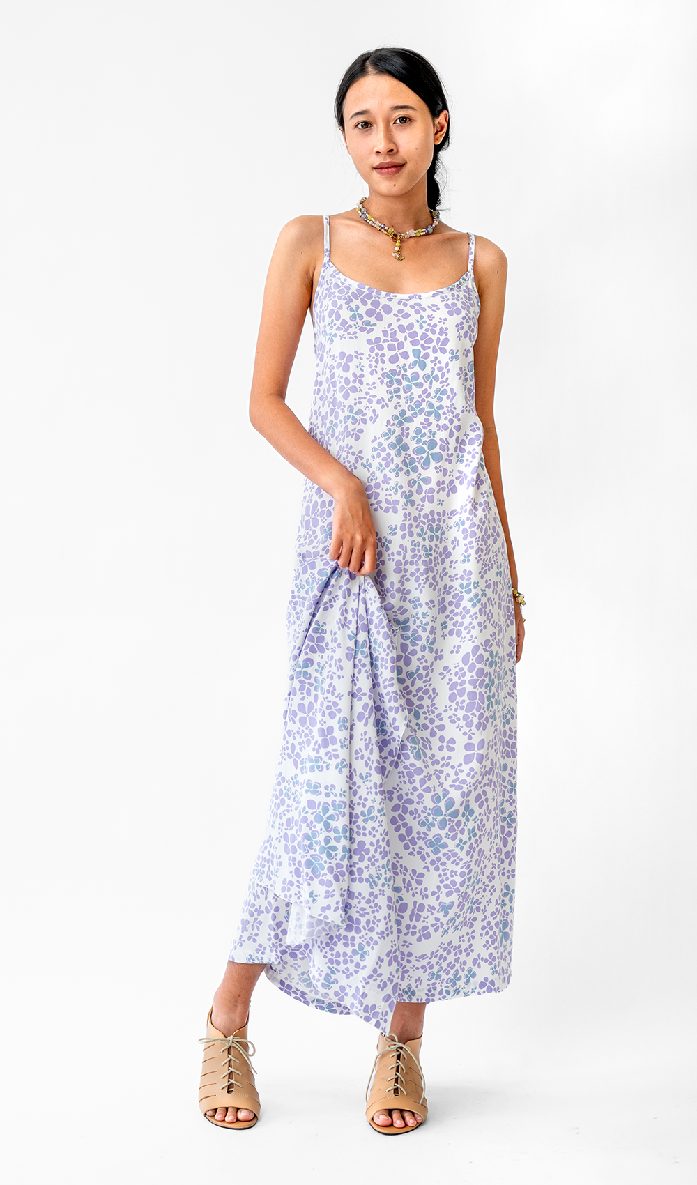 Hydrangea Lilac Panel Dress - SALE CLOTHING & KIDS