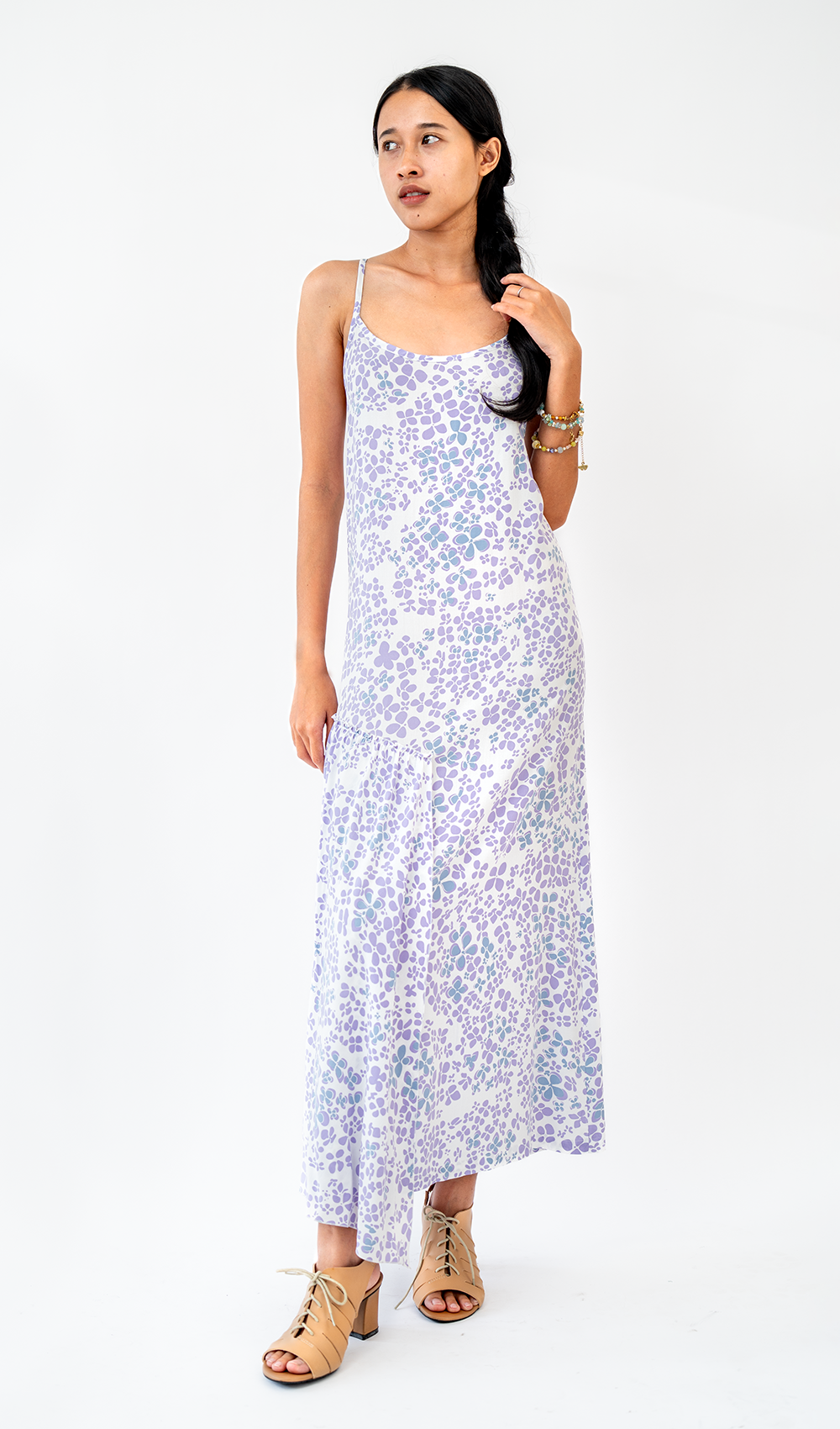 Hydrangea Lilac Panel Dress - SALE CLOTHING & KIDS