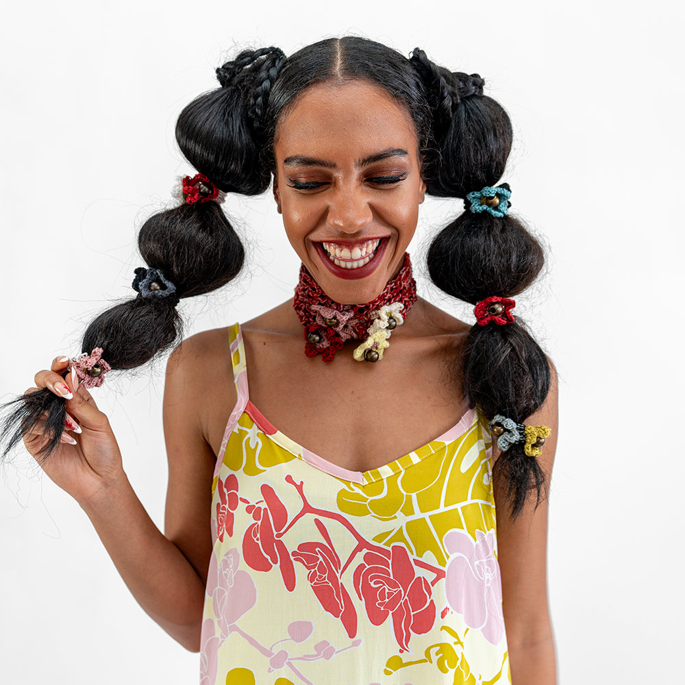 Cherry Crochet Headband/Choker set - SALE CLOTHING & KIDS