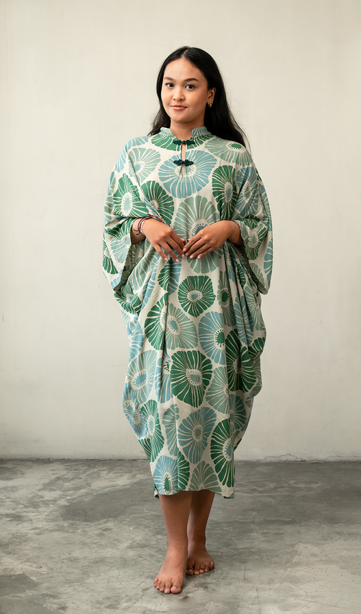 Malika High Neck Jumpsuit Kaftan