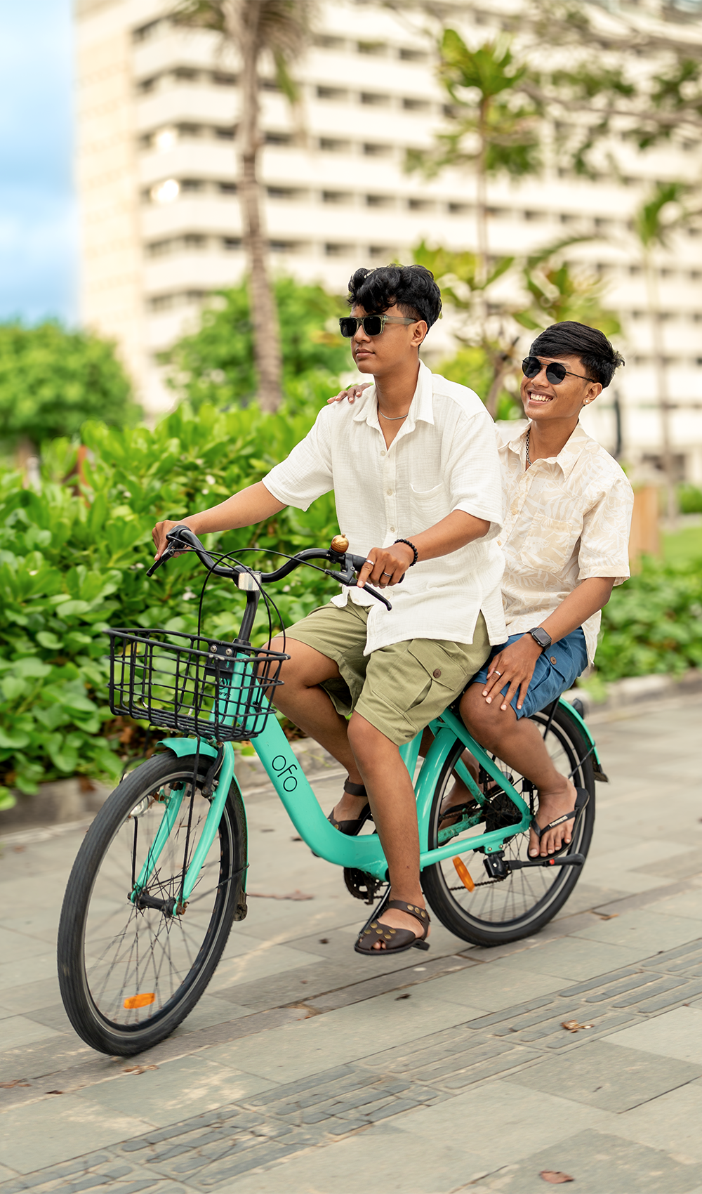 Celana Pendek Kargo Katun Linen Matcha, 3 Ukuran - OBRAL PAKAIAN & ANAK