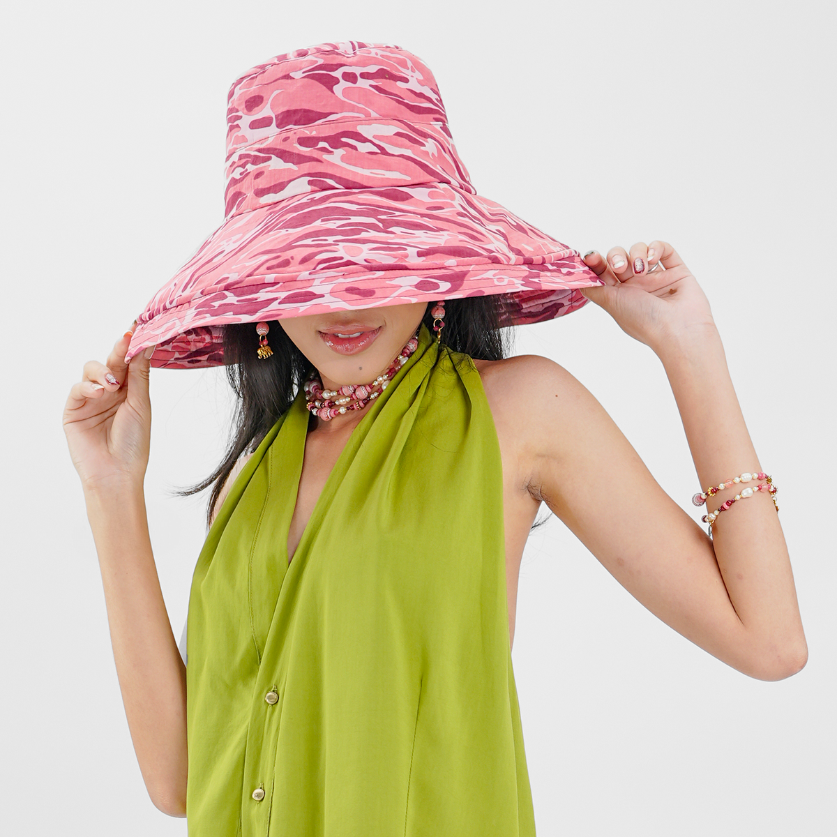 Water Claret Cotton Sunhat