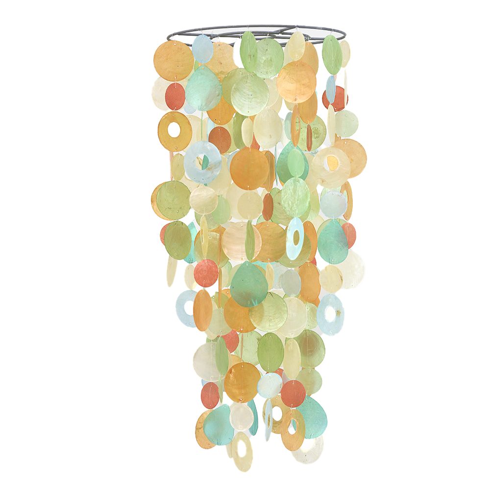 Large Tropical Flower Chandelier Chime