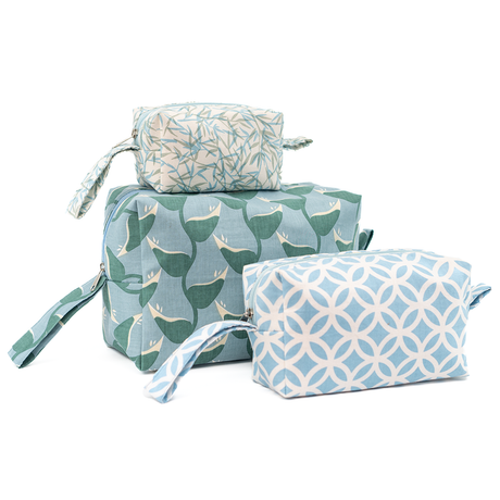 Kotak Kosmetik Heliconia Moss, Besar