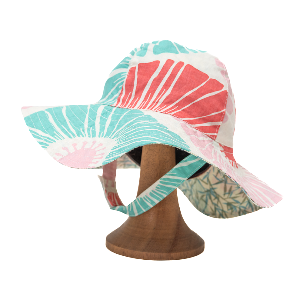Bubblegum Flowers Scrappy Sun Hat