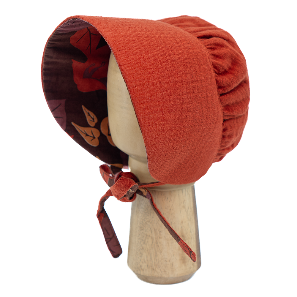 Red Bonnet, 2 Sizes - SALE CLOTHING & KIDS