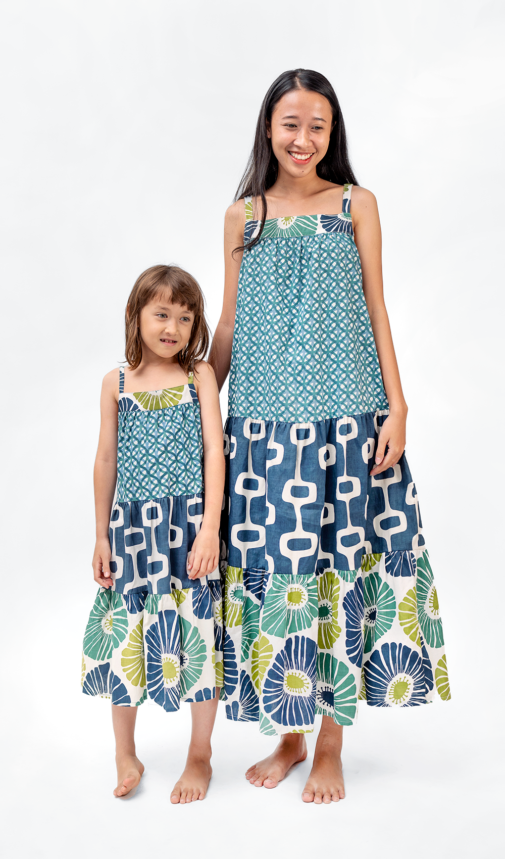 Scrappy Cotton Ruffle Dress, 2 sizes