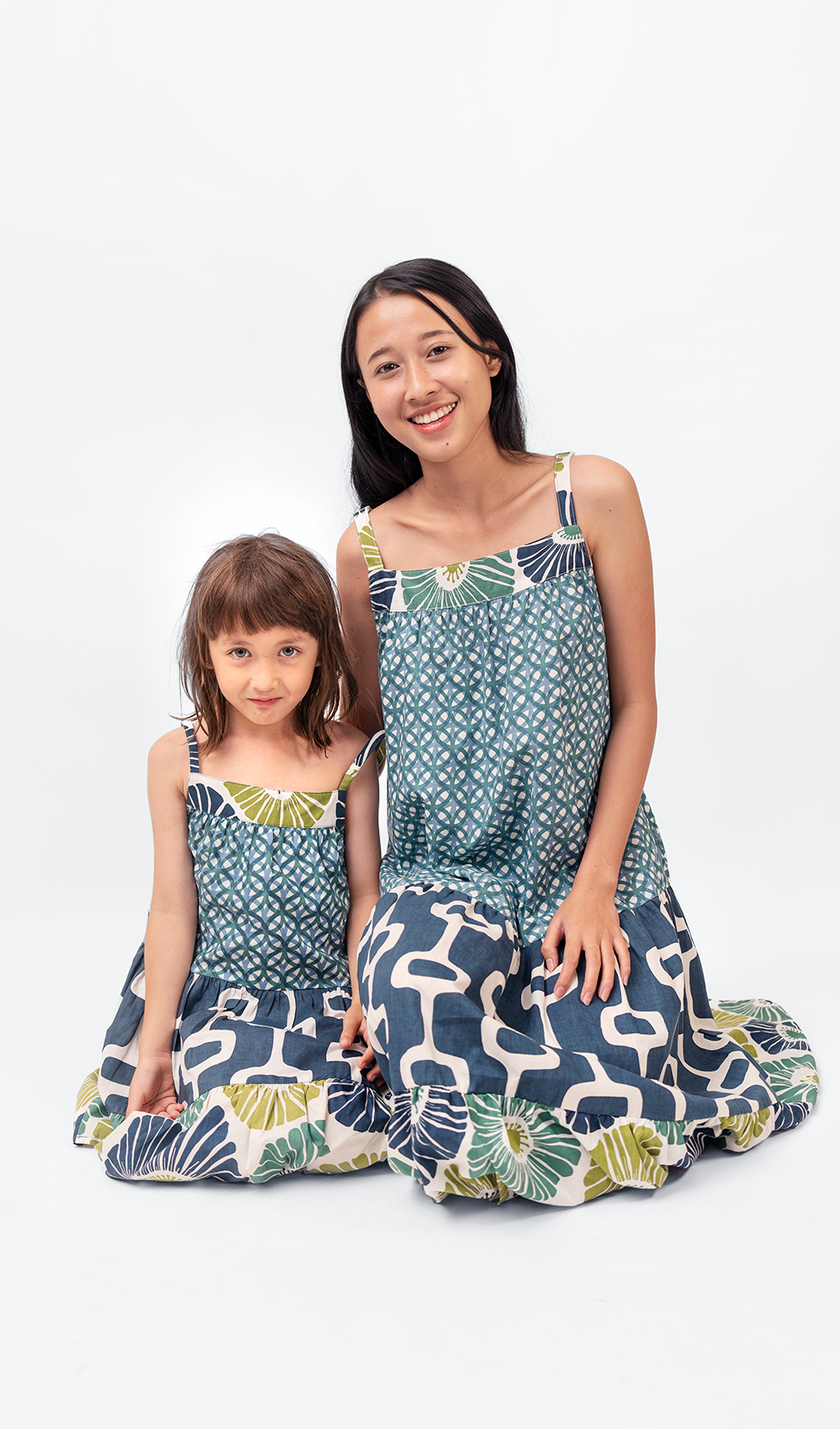 Scrappy Cotton Ruffle Dress, 2 sizes