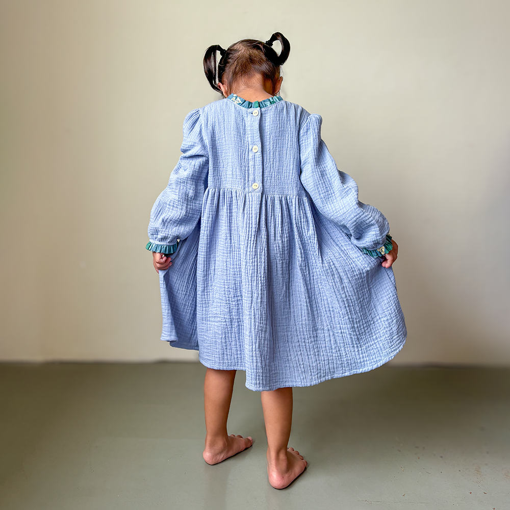 Prairie Dress Bluebell, 5 sizes - SALE CLOTHING & KIDS
