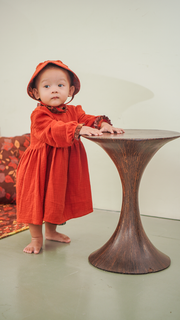 Prairie Dress Red, 5 sizes - SALE CLOTHING & KIDS
