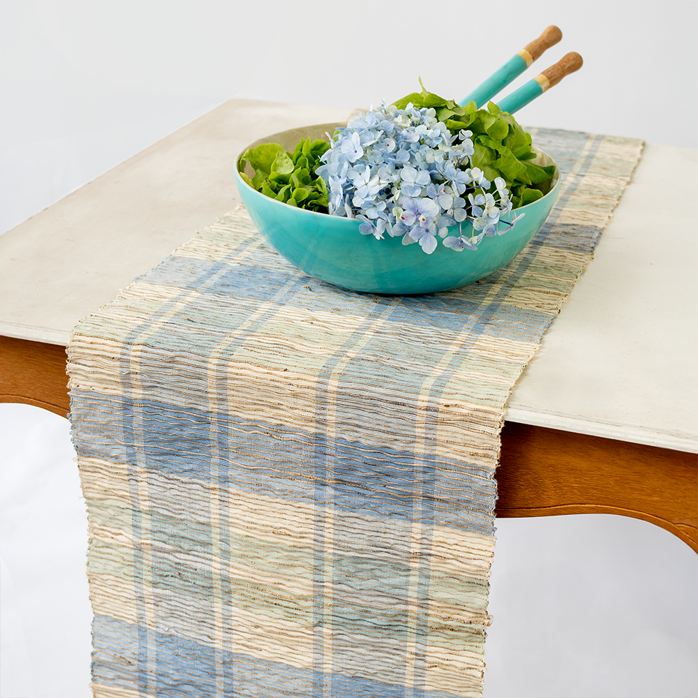 Karpet Panjang Motif Kotak-kotak Bluebell Warna Vetiver - OBRAL PERLENGKAPAN RUMAH TANGGA