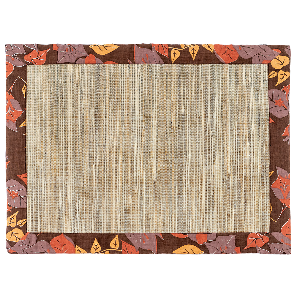 Alas Piring Bunga Lili Air Cokelat Bougainvillea, set isi 4 - SALE HOMEWARES