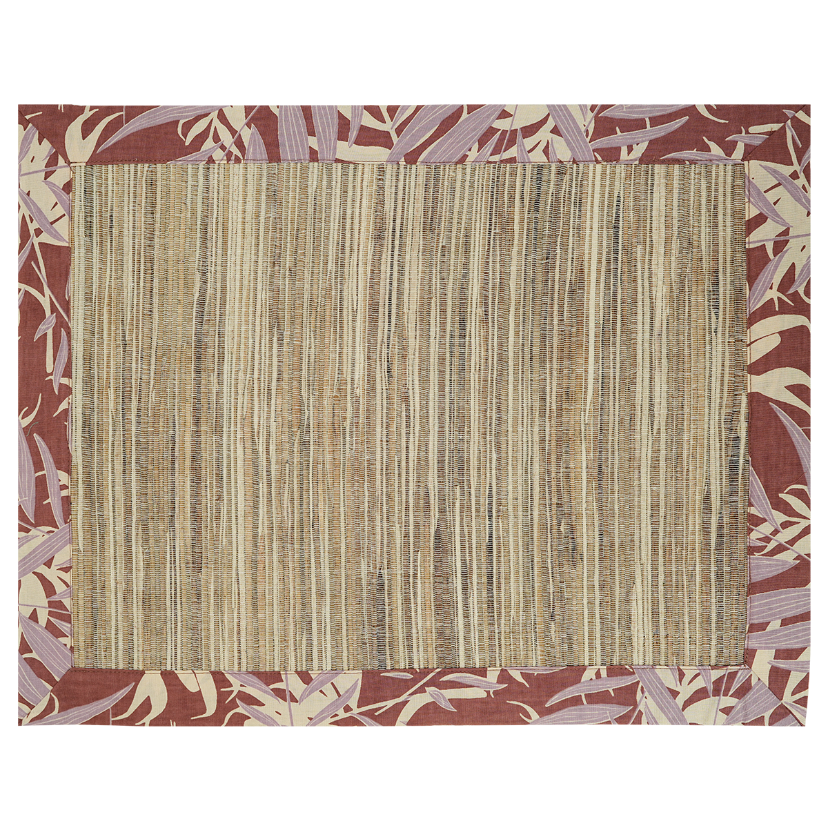 Taplak Meja Palm Lavender Sienna Waterlily, Set isi 4