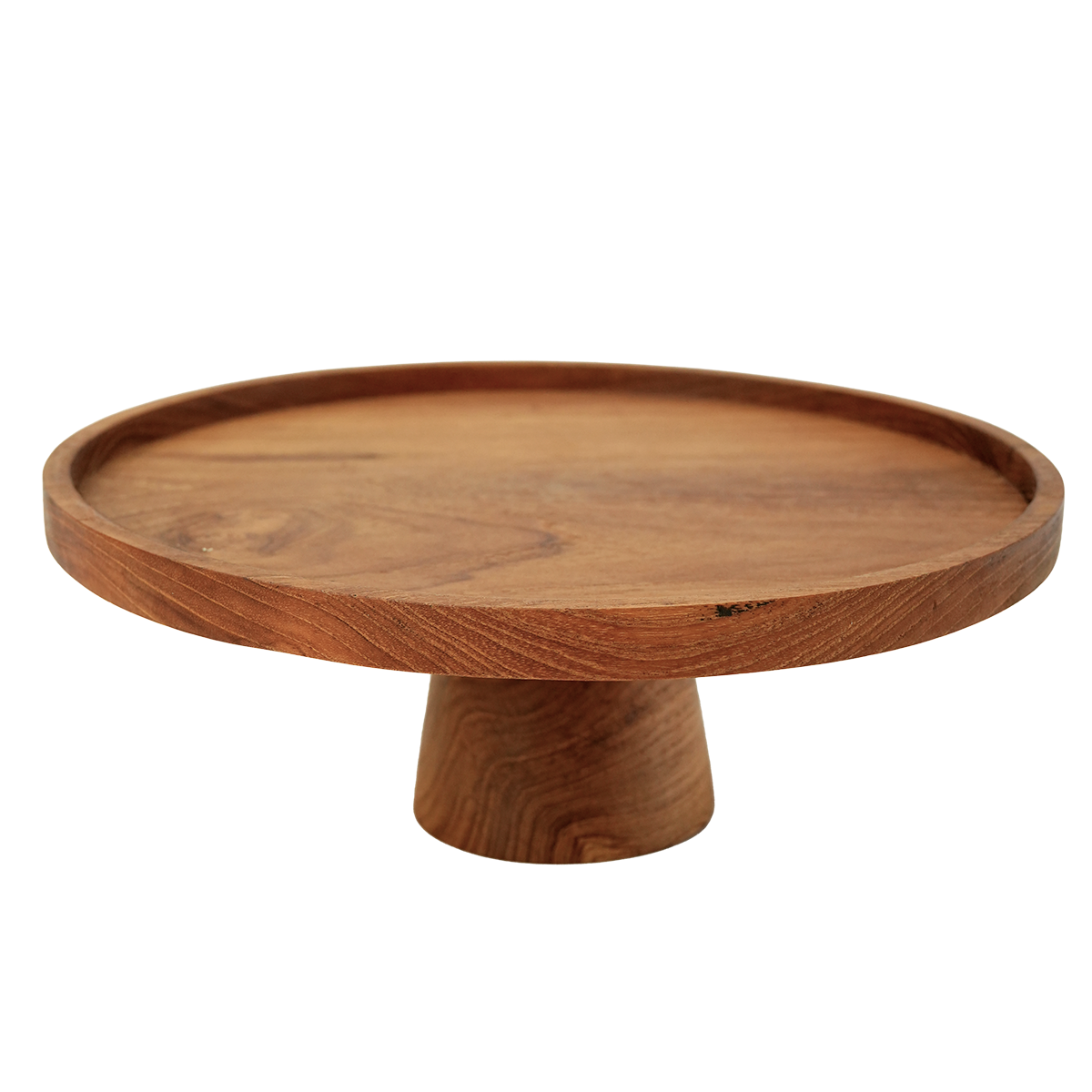 Teak Cake Stand