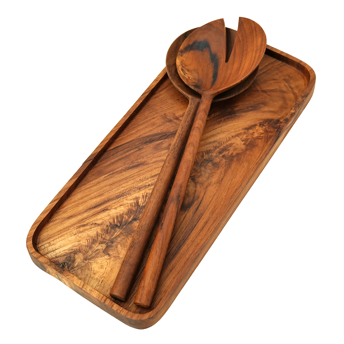 Teak Salad Servers