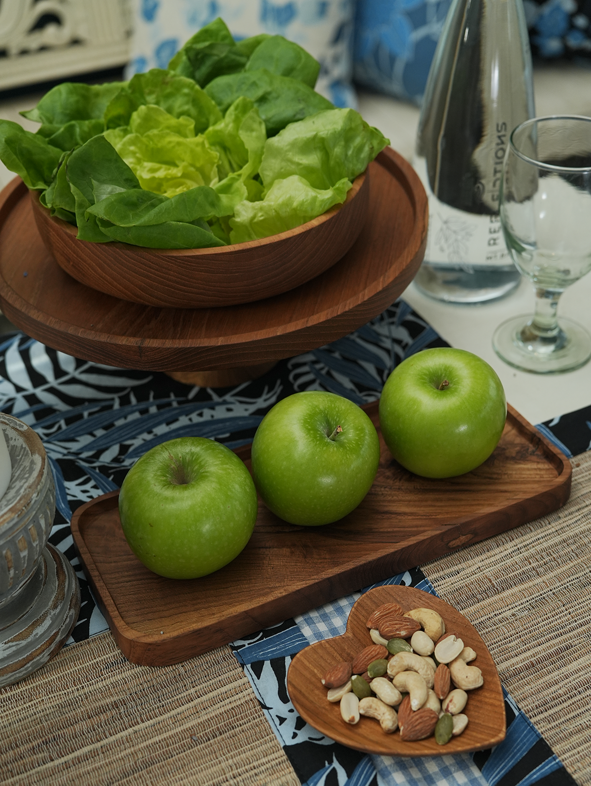 Teak Cake Stand