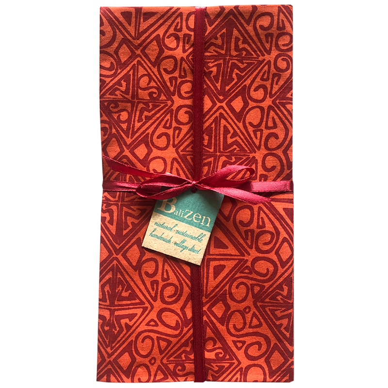 Spice Red Toraja Napkins set of 4