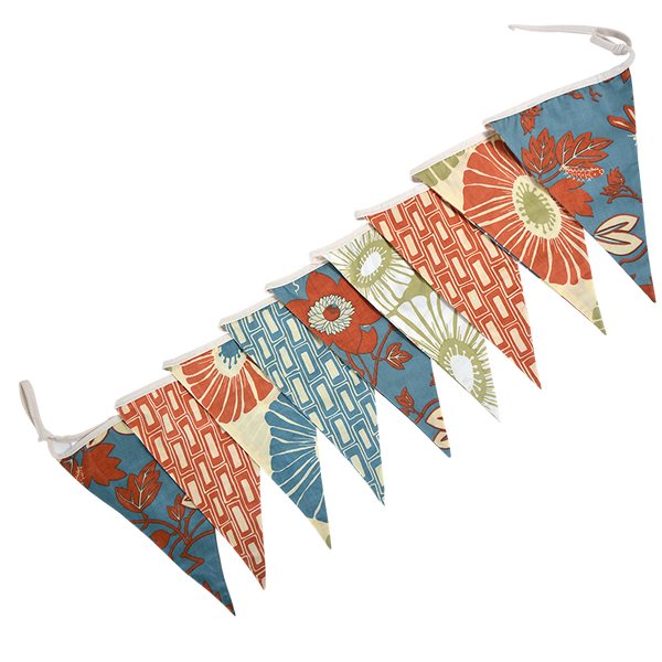 Blue Spice Bunting Flag Banner